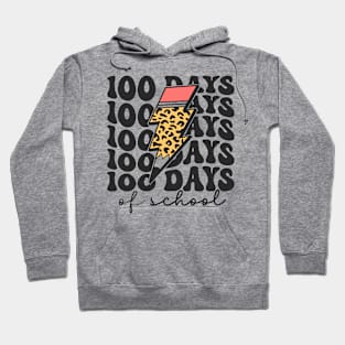 100 Days of School Happy Retro 100 Days of School Hoodie